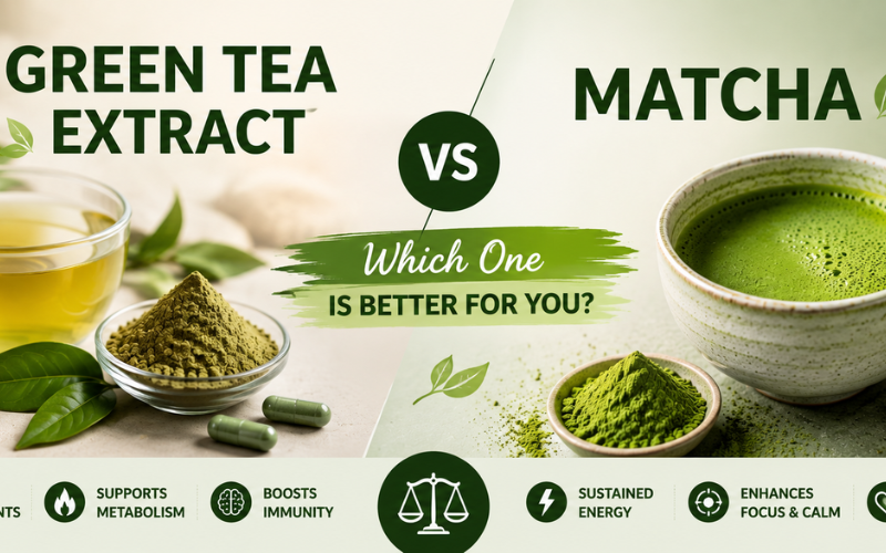 Green Tea Extract vs Matcha: Which One is Better for You?