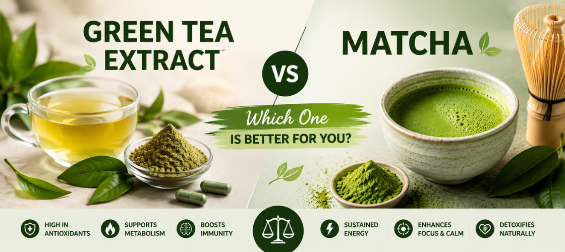 Green Tea Extract vs Matcha: Which One is Better for You?