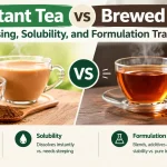 Instant Tea vs Brewed Tea: Processing, Solubility, and Formulation Trade-Offs