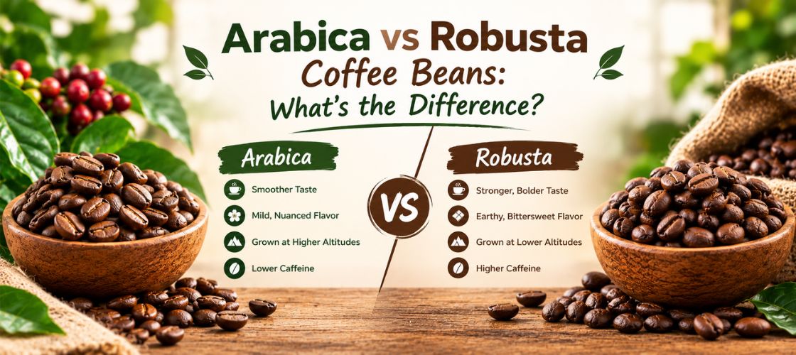 Arabica vs Robusta Coffee Beans